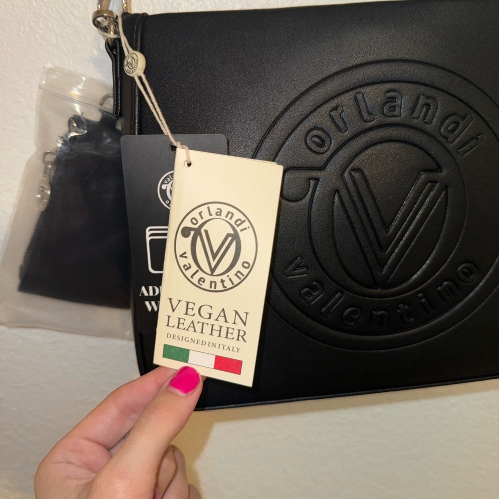 Black Vegan Leather Bag